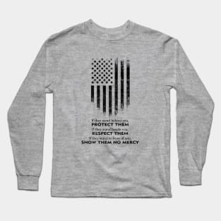 Protect Them - Flag Long Sleeve T-Shirt